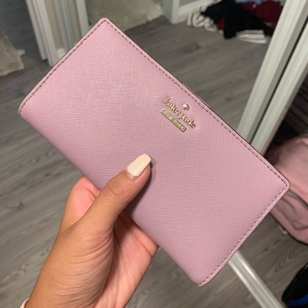 Lavender Kate spade wallet, like new!